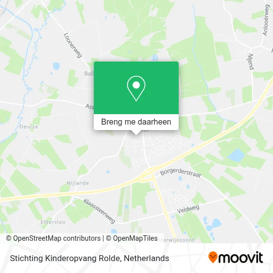 Stichting Kinderopvang Rolde kaart