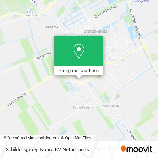 Schildersgroep Noord BV kaart