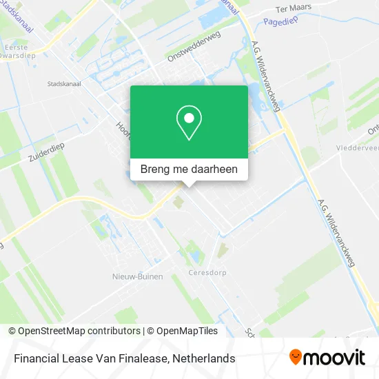 Financial Lease Van Finalease kaart