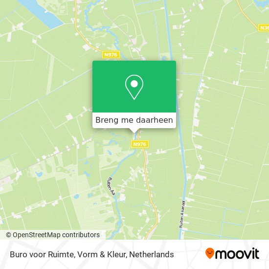 Buro voor Ruimte, Vorm & Kleur kaart