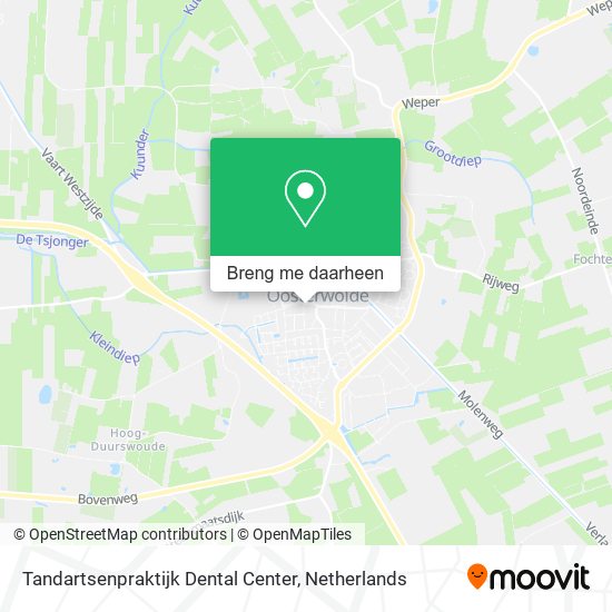 Tandartsenpraktijk Dental Center kaart