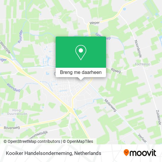 Kooiker Handelsonderneming kaart