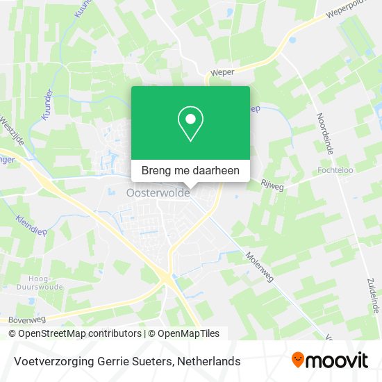 Voetverzorging Gerrie Sueters kaart