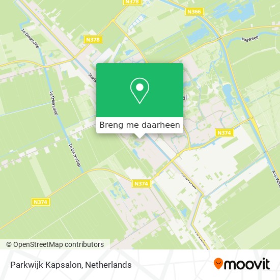 Parkwijk Kapsalon kaart