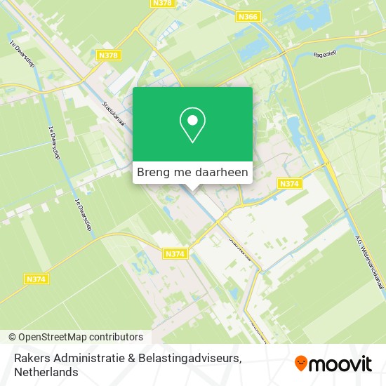 Rakers Administratie & Belastingadviseurs kaart