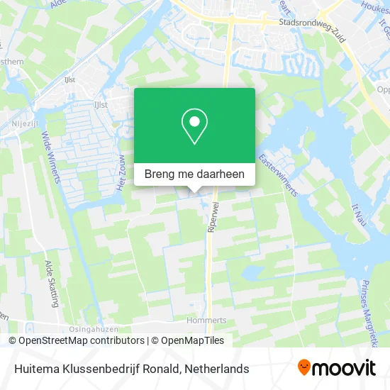 Huitema Klussenbedrijf Ronald kaart