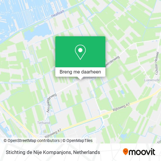 Stichting de Nije Kompanjons kaart