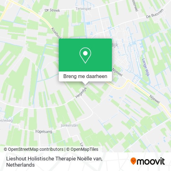 Lieshout Holistische Therapie Noëlle van kaart