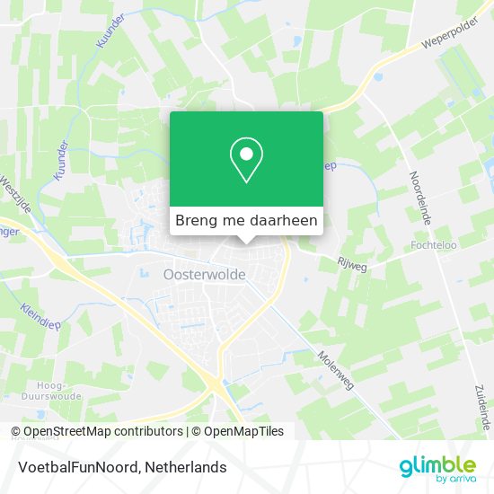 VoetbalFunNoord kaart