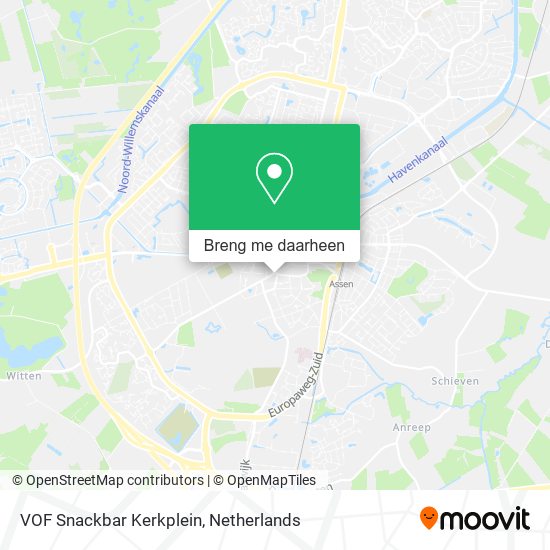 VOF Snackbar Kerkplein kaart