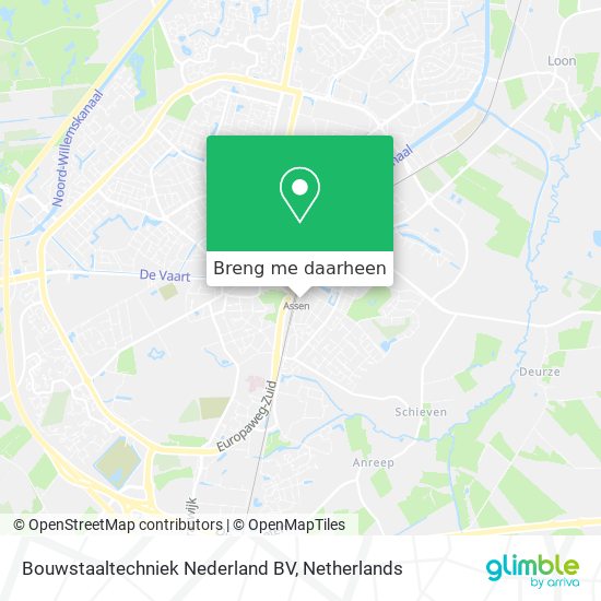 Bouwstaaltechniek Nederland BV kaart