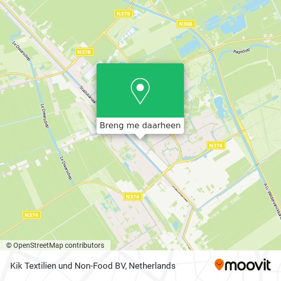 Kik Textilien und Non-Food BV kaart