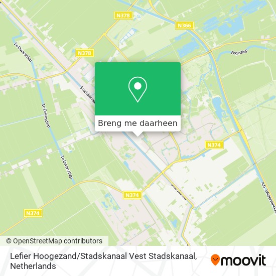 Lefier Hoogezand / Stadskanaal Vest Stadskanaal kaart