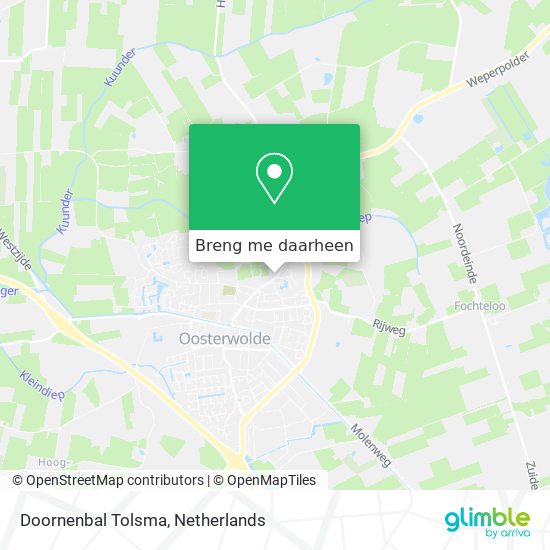 Doornenbal Tolsma kaart