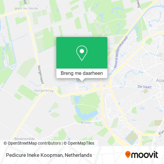 Pedicure Ineke Koopman kaart