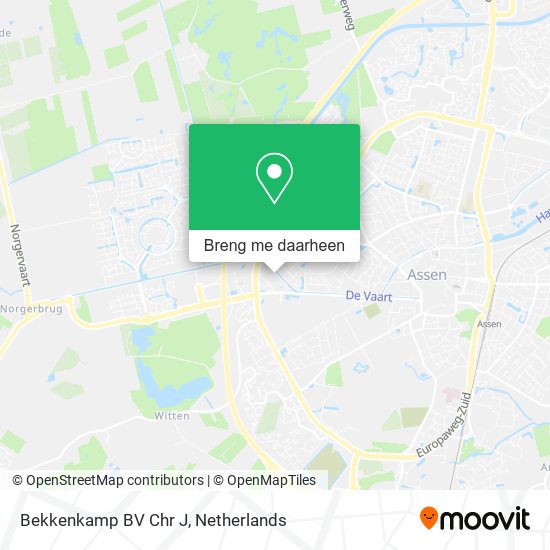 Bekkenkamp BV Chr J kaart