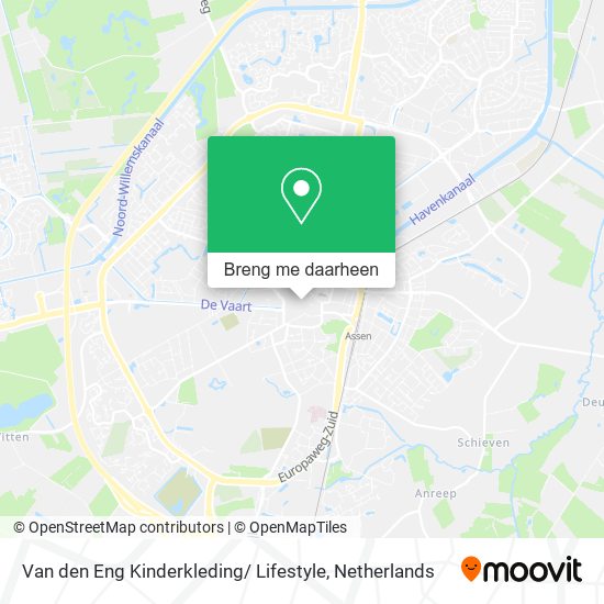 Van den Eng Kinderkleding/ Lifestyle kaart