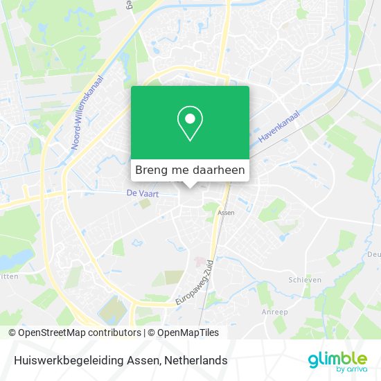 Huiswerkbegeleiding Assen kaart