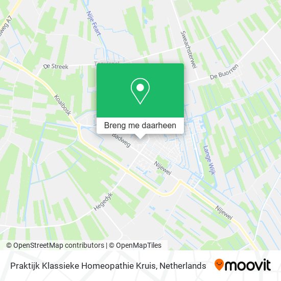 Praktijk Klassieke Homeopathie Kruis kaart