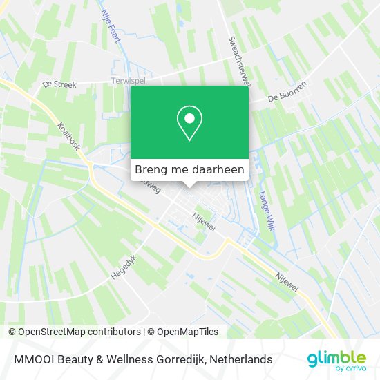 MMOOI Beauty & Wellness Gorredijk kaart