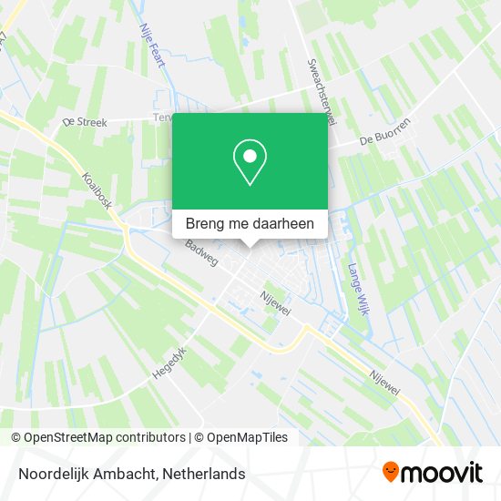 Noordelijk Ambacht kaart