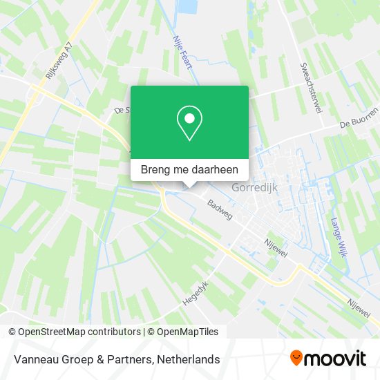 Vanneau Groep & Partners kaart