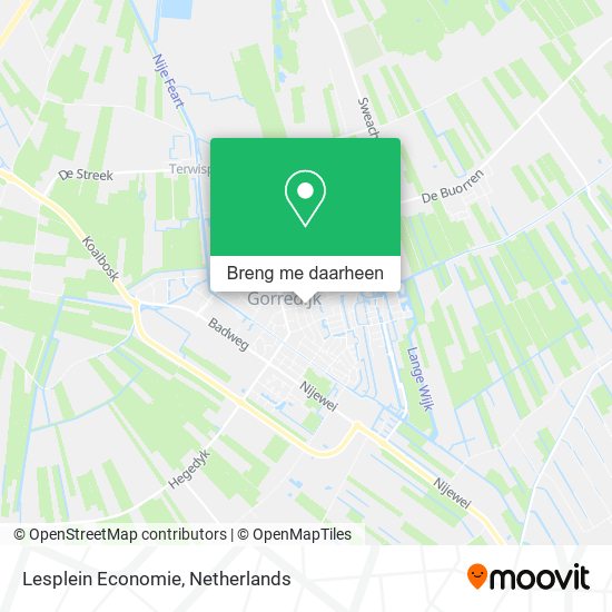 Lesplein Economie kaart