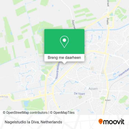 Nagelstudio la Diva kaart