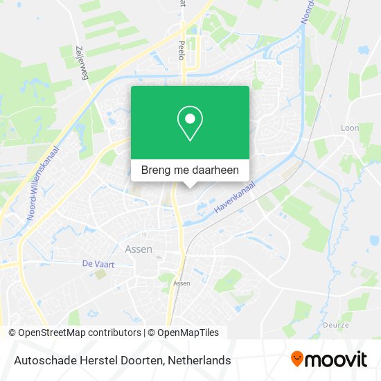 Autoschade Herstel Doorten kaart