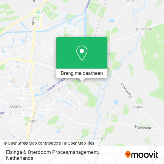 Elzinga & Oterdoom Procesmanagement kaart