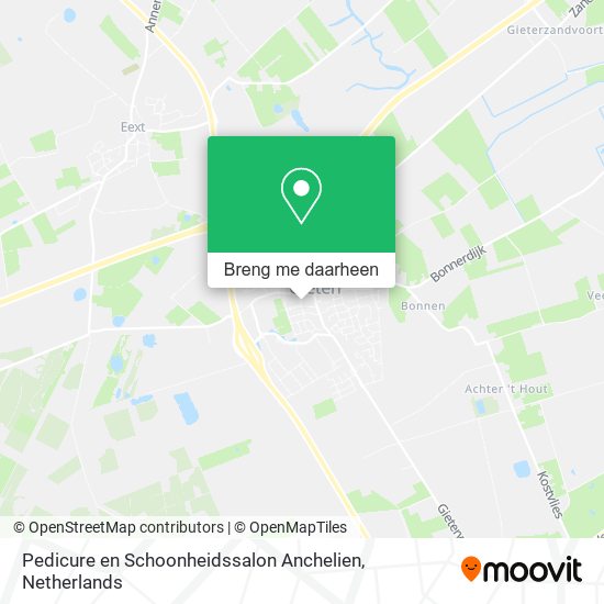 Pedicure en Schoonheidssalon Anchelien kaart