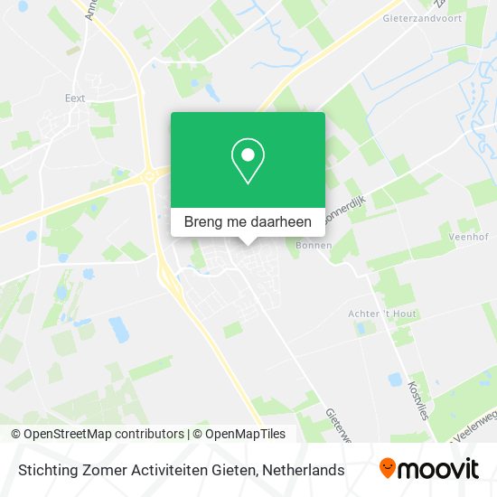 Stichting Zomer Activiteiten Gieten kaart