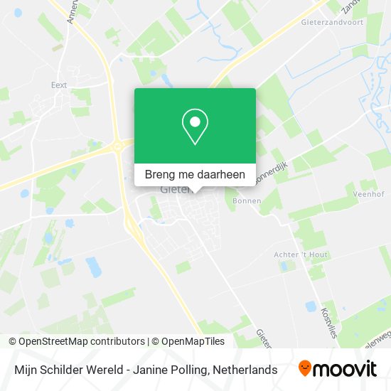 Mijn Schilder Wereld - Janine Polling kaart