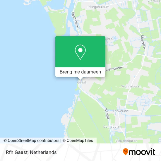 Rfh Gaast kaart