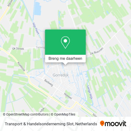 Transport & Handelsonderneming Slot kaart