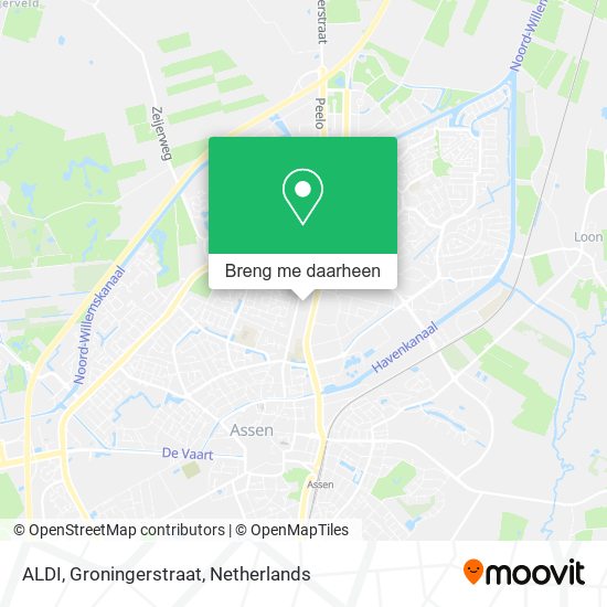 ALDI, Groningerstraat kaart