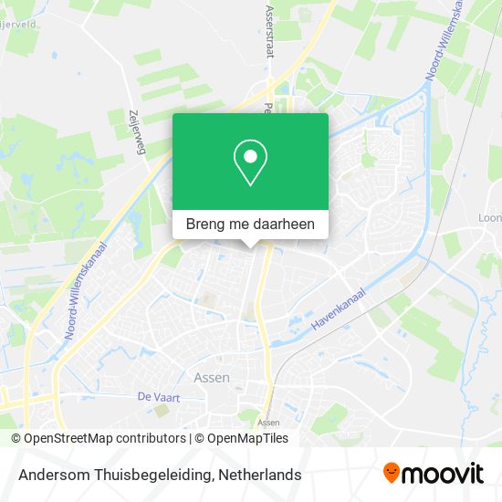 Andersom Thuisbegeleiding kaart