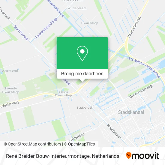 René Breider Bouw-Interieurmontage kaart