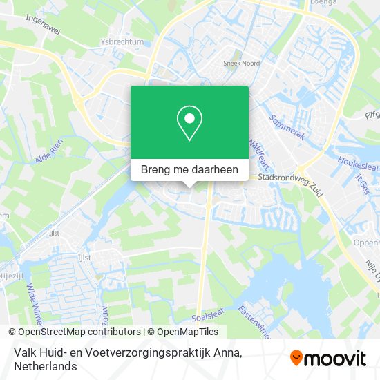Valk Huid- en Voetverzorgingspraktijk Anna kaart
