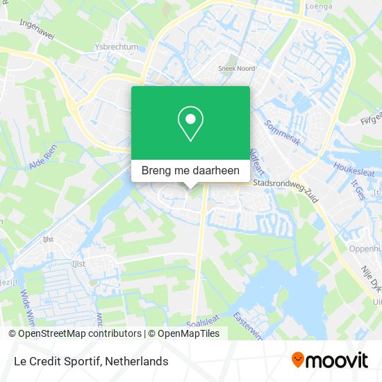 Le Credit Sportif kaart