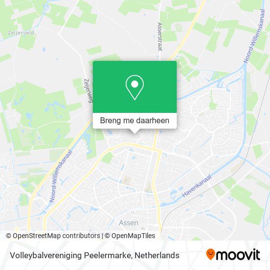 Volleybalvereniging Peelermarke kaart