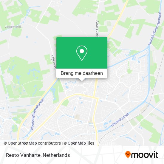 Resto Vanharte kaart
