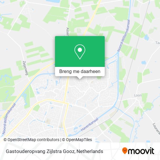 Gastouderopvang Zijlstra Gooz kaart
