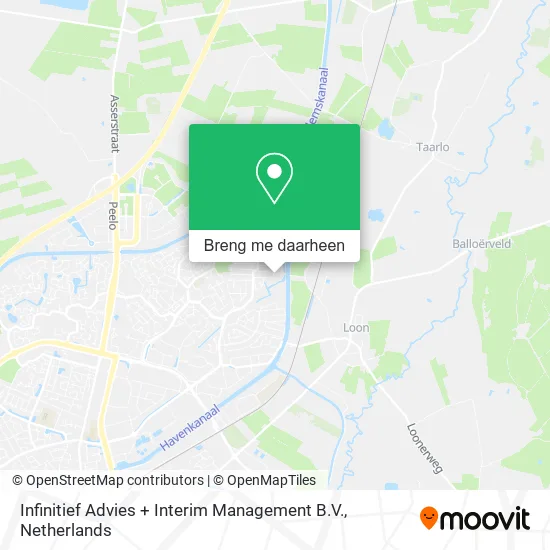 Infinitief Advies + Interim Management B.V. kaart