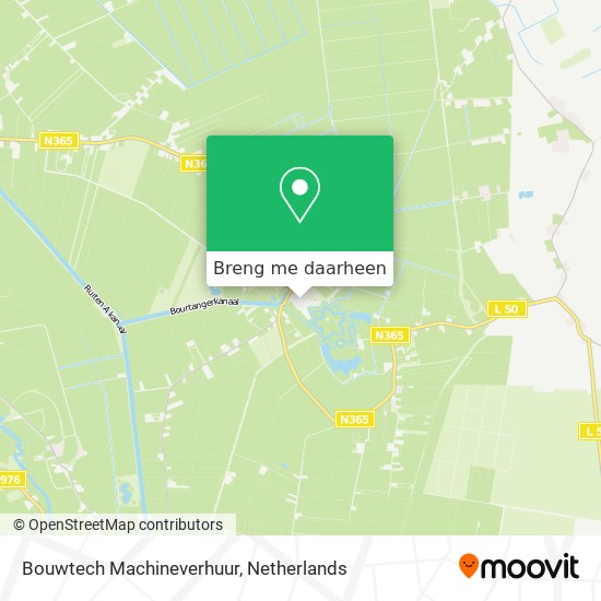 Bouwtech Machineverhuur kaart