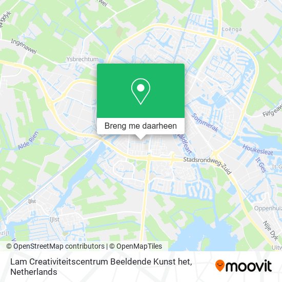 Lam Creativiteitscentrum Beeldende Kunst het kaart
