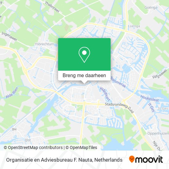 Organisatie en Adviesbureau F. Nauta kaart
