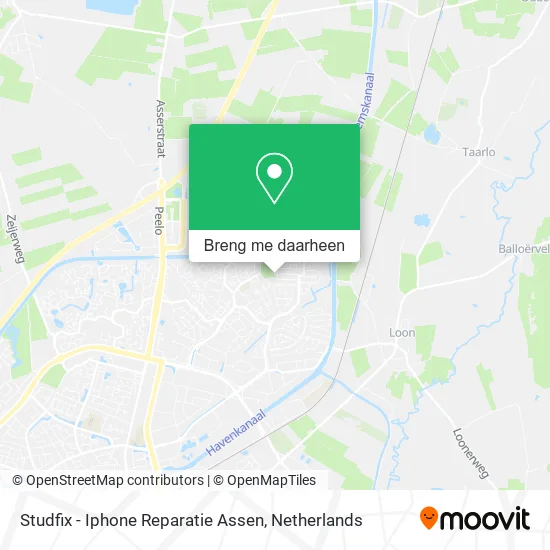 Studfix - Iphone Reparatie Assen kaart