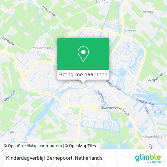 Kinderdagverblijf Bernepoort kaart