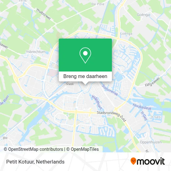 Petit Kotuur kaart